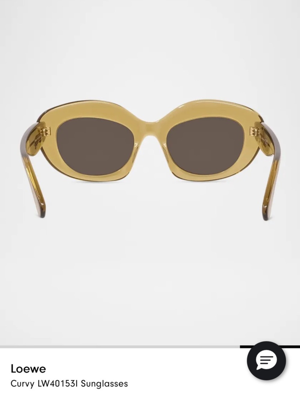 Loewe Amber Crystal Oval Sunglasses - Picture 5 of 6